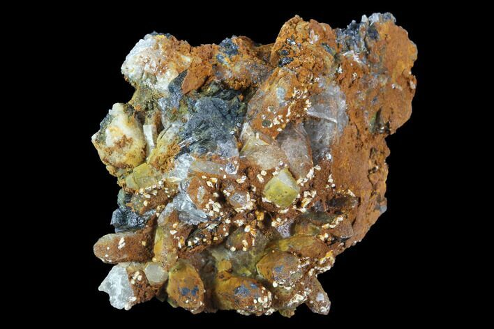 Black Tourmaline (Schorl), Goshenite & Smoky Quartz - Namibia #90693